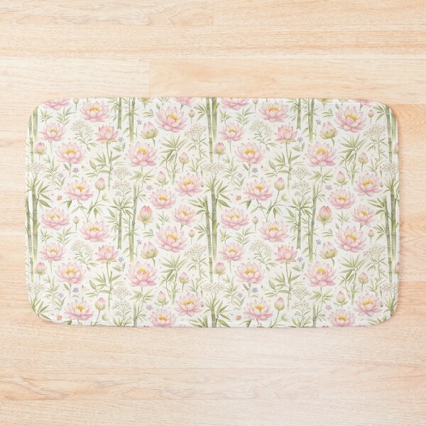 Item preview, Zen Garden: Bamboo and Blush Lotus designed and sold by Delfyn Studios.
