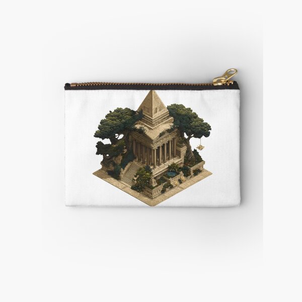 Item preview, Pyramid Egypt Illustrations Blending Nature Humanity Imagination Design designed and sold by ART ATTACK ZONE.