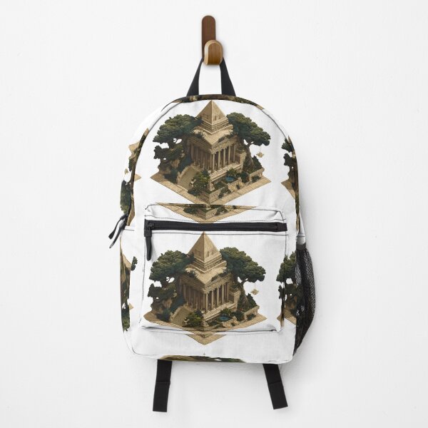 Item preview, Pyramid Egypt Illustrations Blending Nature Humanity Imagination Design designed and sold by ART ATTACK ZONE.