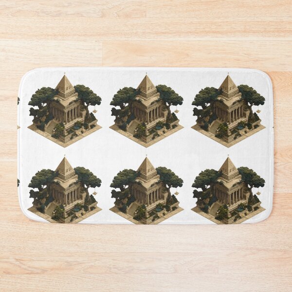 Item preview, Pyramid Egypt Illustrations Blending Nature Humanity Imagination Design designed and sold by ART ATTACK ZONE.