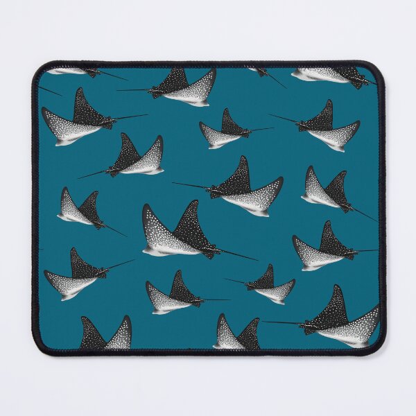 Item preview, Spotted Eagle Ray Pattern - Teal designed and sold by WestCoastWoods.