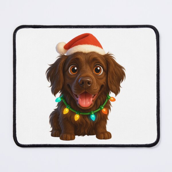 Item preview, Christmas German Longhaired Pointer designed and sold by Sillytoe.