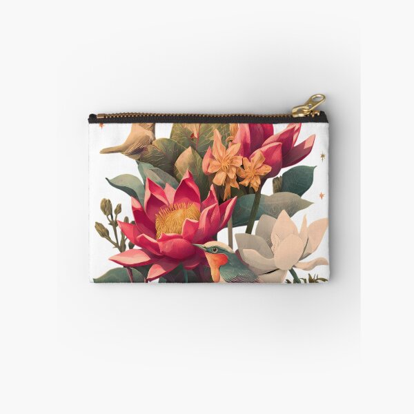 Item preview, Birds Flowers Illustrations Blending Nature Humanity Imagination Design designed and sold by ART ATTACK ZONE.
