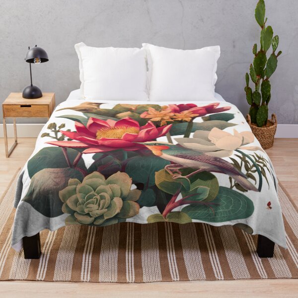 Item preview, Birds Flowers Illustrations Blending Nature Humanity Imagination Design designed and sold by ART ATTACK ZONE.