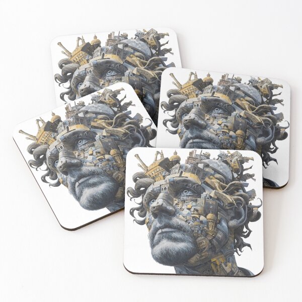 Item preview, Brain Whimsical Illustrations Blending Nature Humanity Imagination Design designed and sold by ART ATTACK ZONE.