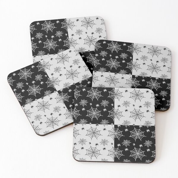 Item preview, Black and grey interchange web pattern designed and sold by serenebookworm.