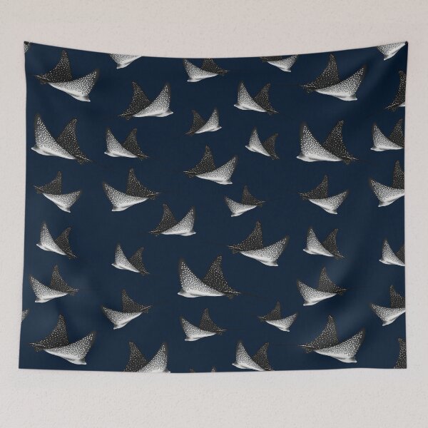 Item preview, Spotted Eagle Ray Pattern - Dark designed and sold by WestCoastWoods.