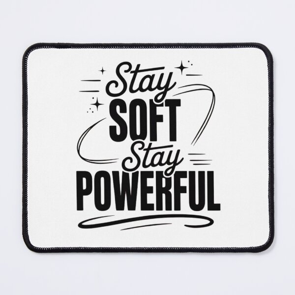 Item preview, Stay Soft Stay Powerful  – Pastel Aesthetic Streetwear Quote designed and sold by CrystalCove11.