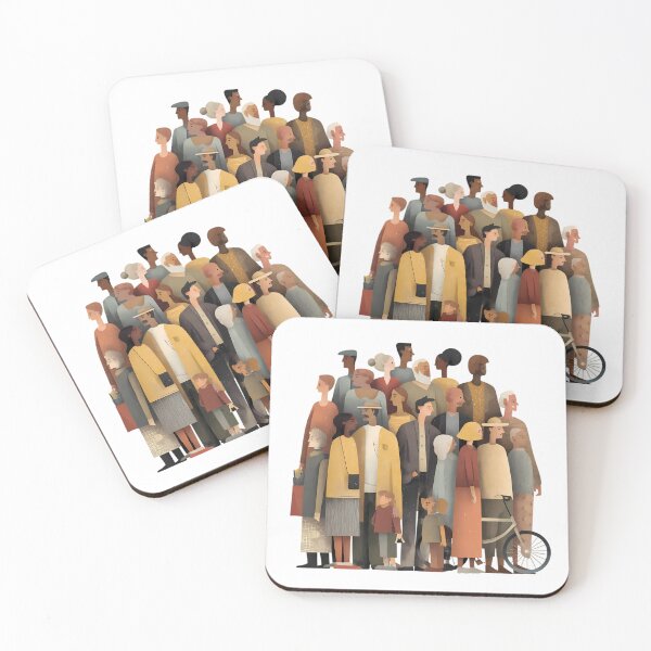 Item preview, Diversity Whimsical Illustrations Blending Nature Humanity Imagination Design designed and sold by ART ATTACK ZONE.