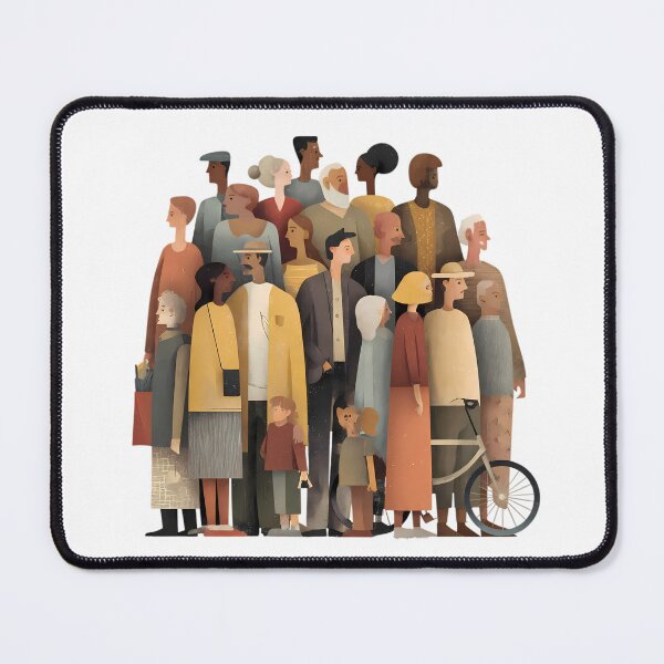 Item preview, Diversity Whimsical Illustrations Blending Nature Humanity Imagination Design designed and sold by ART ATTACK ZONE.