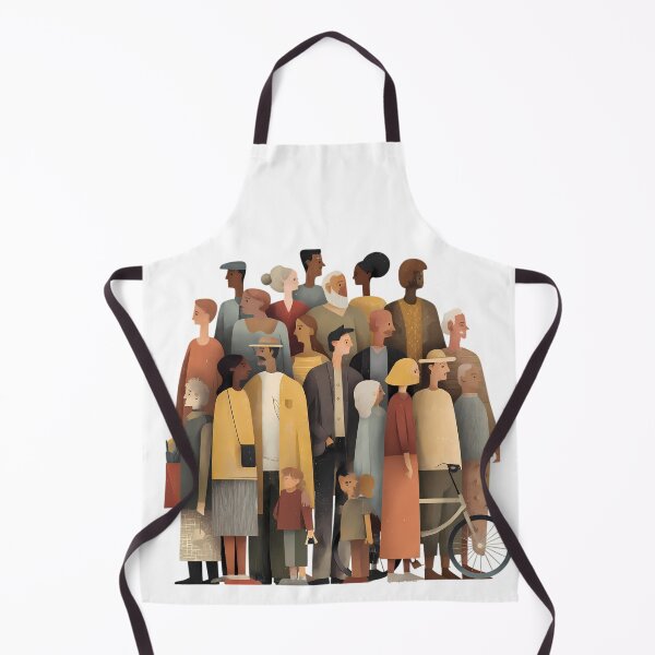 Item preview, Diversity Whimsical Illustrations Blending Nature Humanity Imagination Design designed and sold by ART ATTACK ZONE.