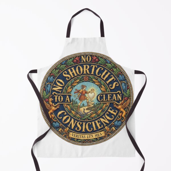 Item preview, NO SHORTCUTS TO A CLEAN CONSCIENCE designed and sold by likbatonboot.