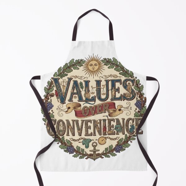 Item preview, VALUES OVER CONVENIENCE designed and sold by likbatonboot.
