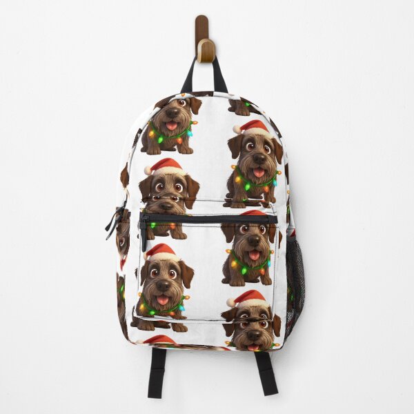 Item preview, Christmas German Wirehaired Pointer designed and sold by Sillytoe.