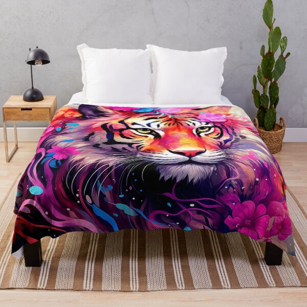 Item preview, Fantasy Lion Face In Hot Pink Digital Art designed and sold by DEC02.