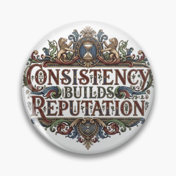 Item preview, CONSISTENCY BUILDS REPUTATION designed and sold by likbatonboot.