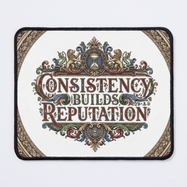 Item preview, CONSISTENCY BUILDS REPUTATION designed and sold by likbatonboot.