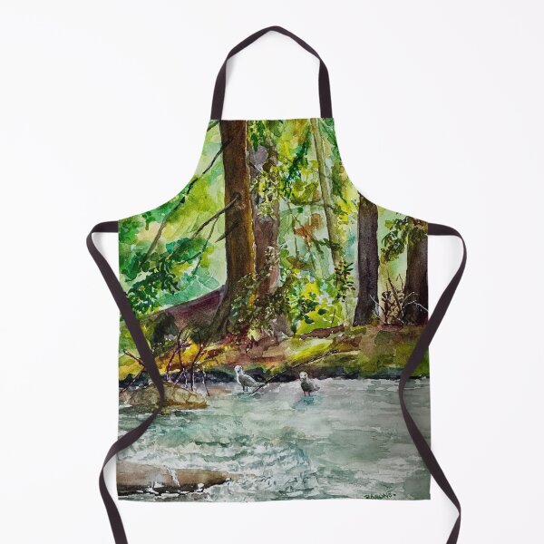 Item preview, Misty Hart Ski aWatercolor Forest designed and sold by Giuliaclimb.