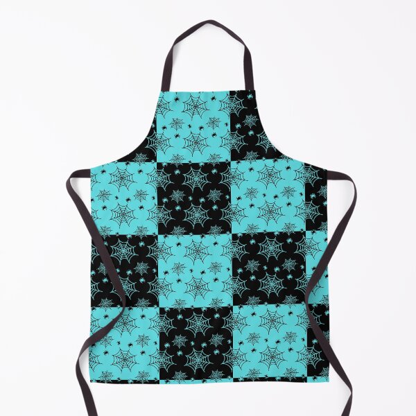 Item preview, Black and turquoise interchange web pattern designed and sold by serenebookworm.