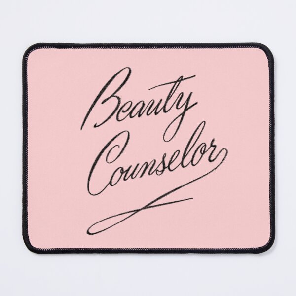 Item preview, Beauty Counselor - Cosmetician Vintage Calligraphy designed and sold by The Sticker Bureau.