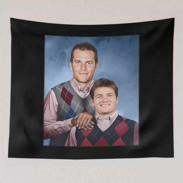 Item preview, Brady And Maye New England Footballstep Brothers Football designed and sold by DanielleClerc1.