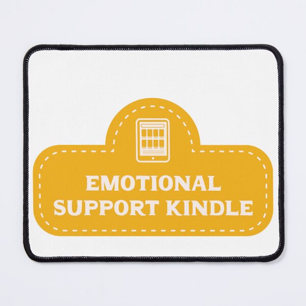 Item preview, Emotional Support Kindle - Yellow designed and sold by rainytheday.