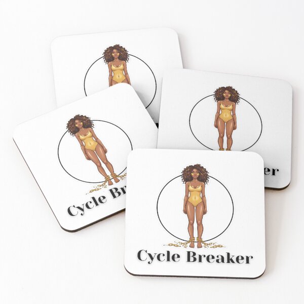 Item preview, Cycle Breaker – Black Woman Empowerment Healing Sticker designed and sold by justgirlietingz.
