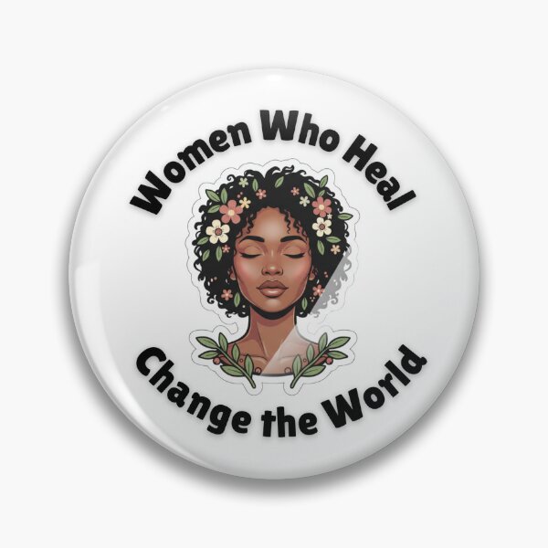 Item preview, Women Who Heal Change the World – Black Woman Empowerment Sticker designed and sold by justgirlietingz.