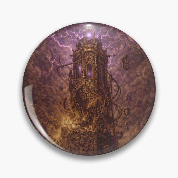 Item preview, The Tower Tarot Card (Violet-Mecha) designed and sold by TechsTrinkets.