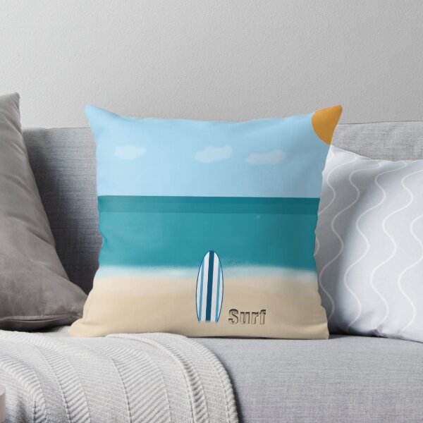 Surf Throw Pillow