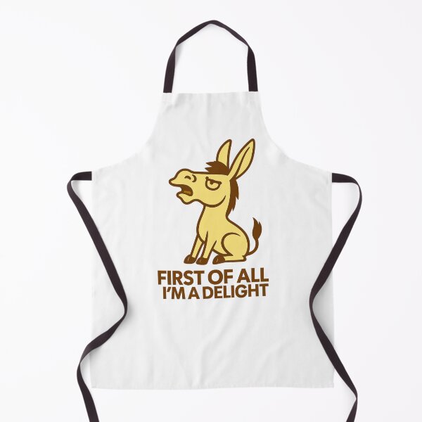Item preview, First Of All I'm A Delight, Sarcastic Angry Donkey designed and sold by LuveraxArt.