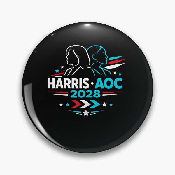 Item preview, Harris Aoc 2028 Graphic Democratic Election Voter Campaign T-Shirt designed and sold by SAPAIDART.
