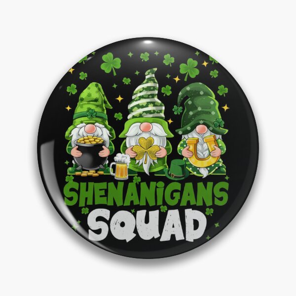 Item preview, St Patricks Day Gnomes Shenanigans Squad Saint Pattys Women designed and sold by Starry Night Creative Art.