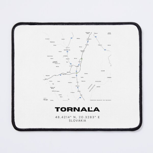 Item preview, Tornaľa Slovakia Minimal Map Art | Contemporary City Print designed and sold by RM-Journey.