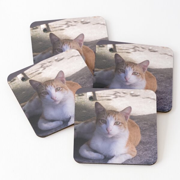 Item preview, Orange White Cat designed and sold by ROSE ANN BANILAR.
