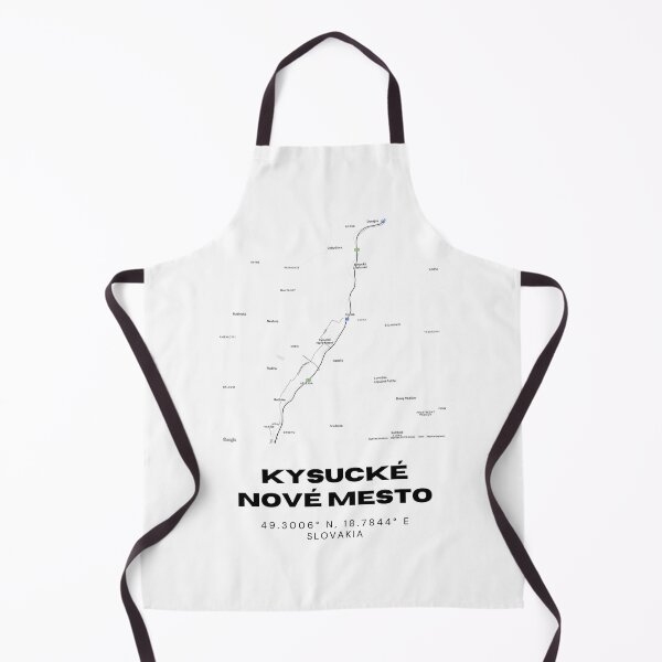 Item preview, Kysucké Nové Mesto Slovakia Minimalist Map | Modern City Print designed and sold by RM-Journey.
