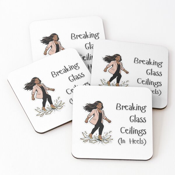 Item preview, Breaking Glass Ceilings (In Heels) – Women Empowerment Sticker  Main Tag: designed and sold by justgirlietingz.