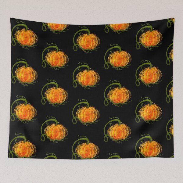 Item preview, Abstract Glow Pumpkin - Psychedelic Fall Illustration designed and sold by TheArtOfTreble.