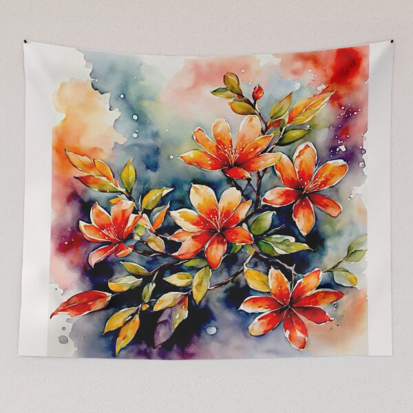 Item preview, Contemporary Collage of Hawaiian Kokia Cookei #11 designed and sold by Helios Be. Lavsh.