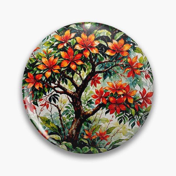 Item preview, Contemporary Collage of Hawaiian Kokia Cookei #12 designed and sold by Helios Be. Lavsh.