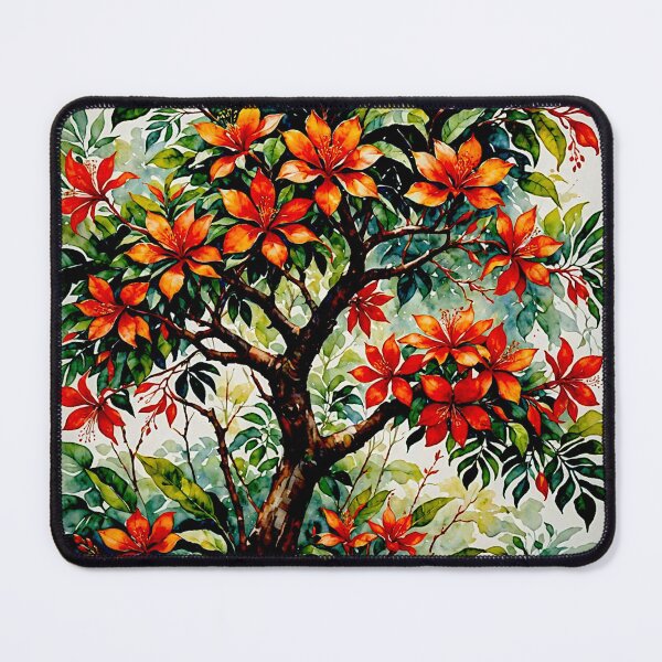 Item preview, Contemporary Collage of Hawaiian Kokia Cookei #12 designed and sold by Helios Be. Lavsh.