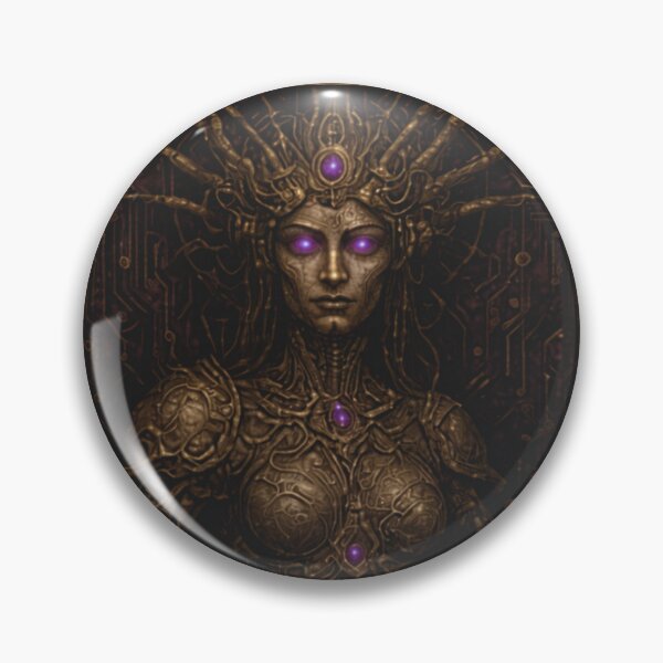 Artikelvorschau, Die Kaiserin (Tarotkarte Violett-Mecha) entworfen und verkauft von TechsTrinkets.