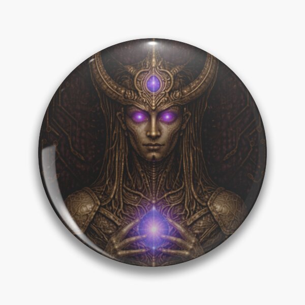 Item preview, The High Priestess Tarot Card (Violet-Mecha) designed and sold by TechsTrinkets.