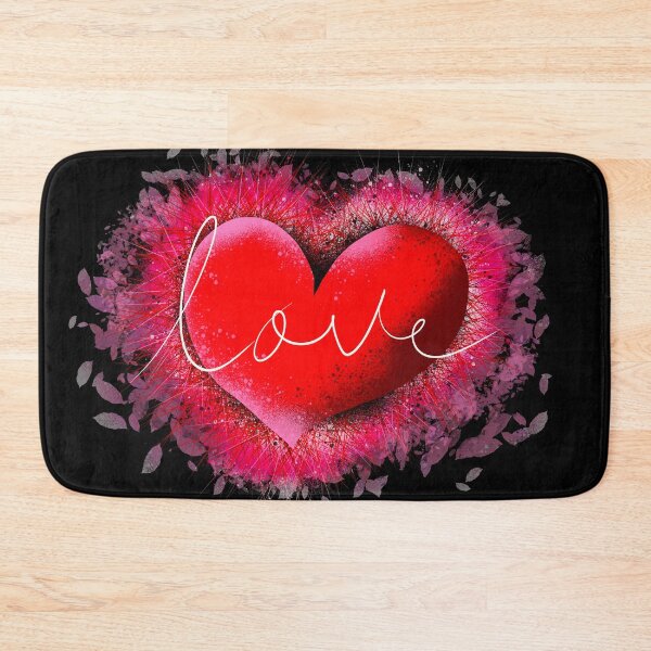 Item preview, Sparkle Love Heart - Pink Red Glitter Explosion Illustration designed and sold by TheArtOfTreble.