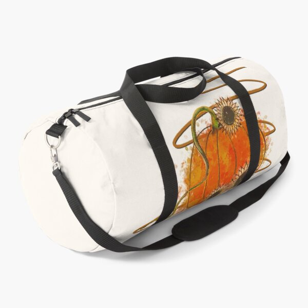 Item preview, Watercolor Pumpkin with Sunflowers - Autumn Harvest Illustration designed and sold by TheArtOfTreble.
