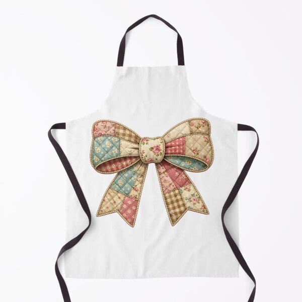 Item preview, Patchwork Floral Bow – Vintage Quilt Cottagecore Coquette Aesthetic designed and sold by Luvahawb.