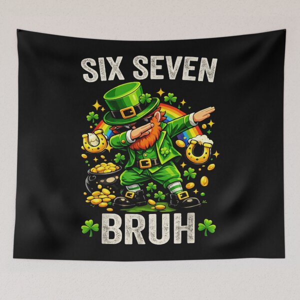 Item preview, bruh st patricks day six seven designed and sold by Starry Night Creative Art.