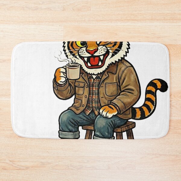 Item preview, Hip-Bum Tiger: Vintage Workwear Coffee Break designed and sold by DimensionV Studio.