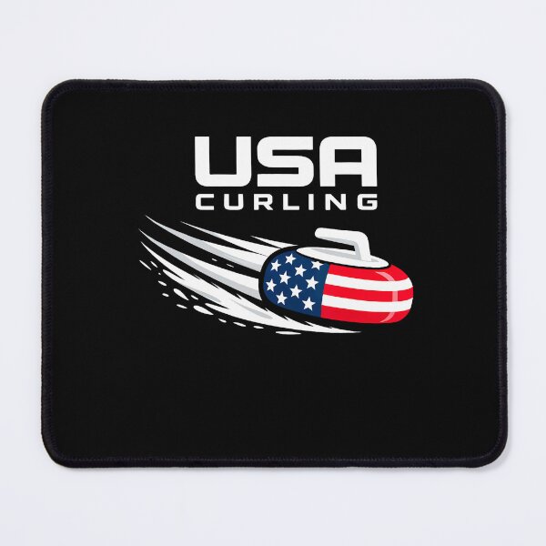 Item preview, Funny Curling USA Support American Flag Winter Sports Lovers T-Shirt designed and sold by SAPAIDART.