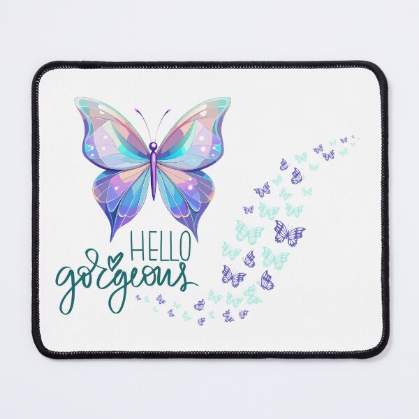 Item preview, Hello Gorgeous Butterfly Aesthetic Art – Cute Pastel Feminine Inspirational Design designed and sold by Aura Design.